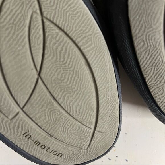 CLARKS In Motion Shoes Walking Comfort Lace Up Olive Nubuck Leather Size 10 N - Picture 8 of 11